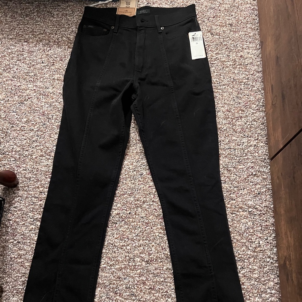 Ralph Lauren Black Straight Jeans
